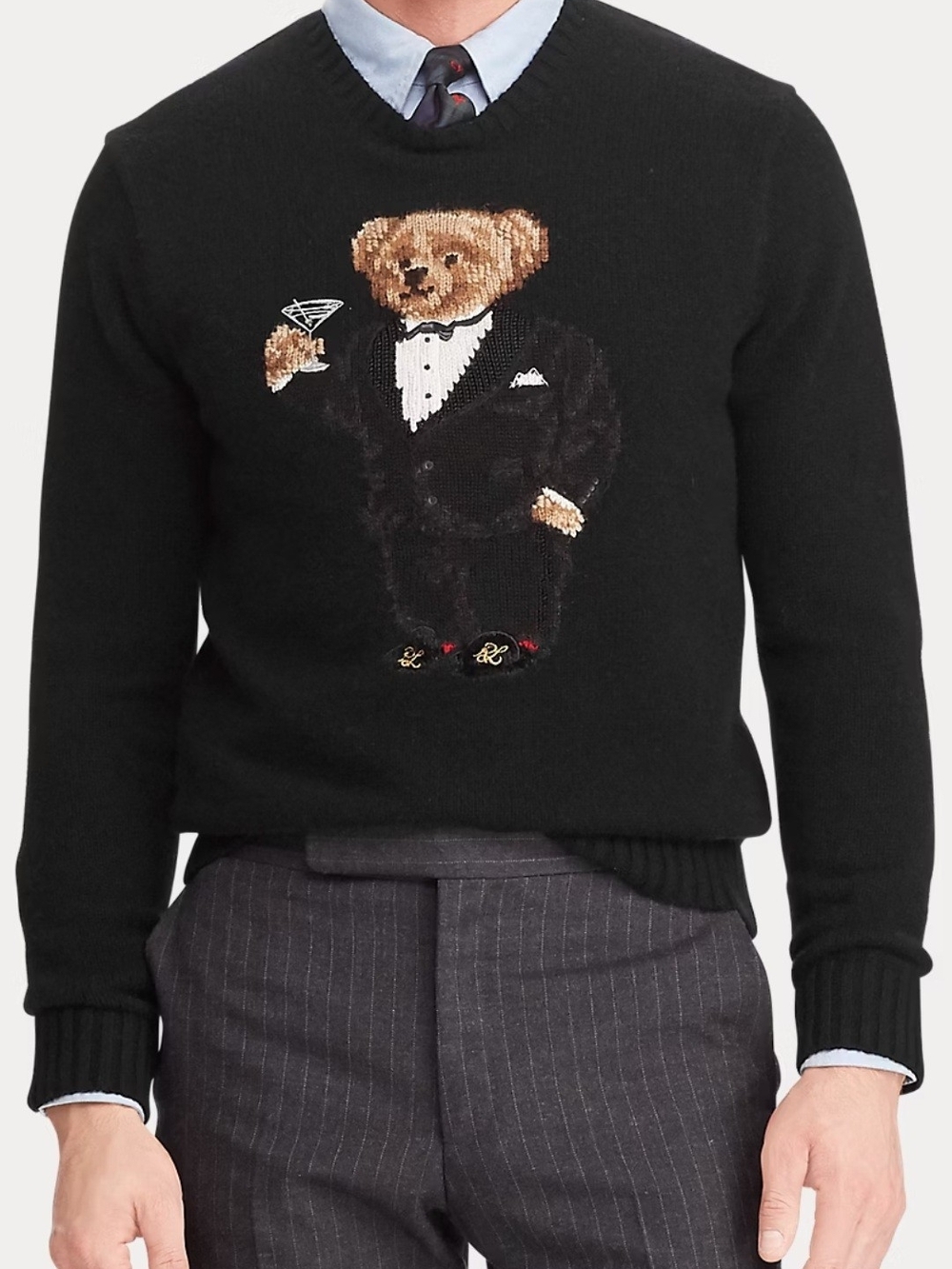 Martini Bear Wool Sweater Polo Ralph Lauren